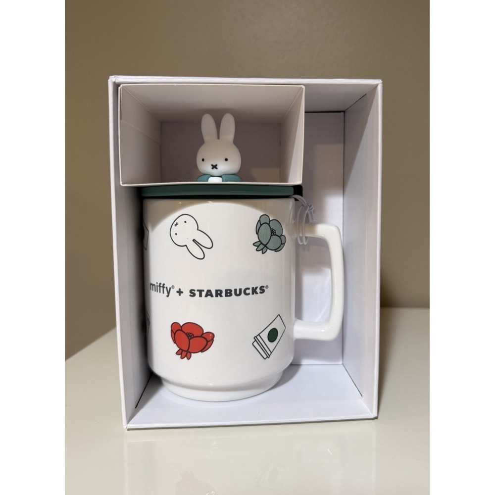 2026 Starbucks x Miffy Ceramic Mug 14oz New In Box Ready to Ship
